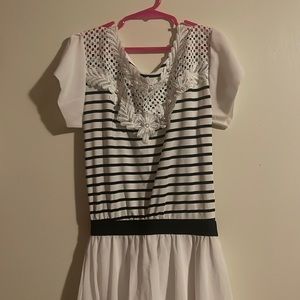 Black and white dress. Size S